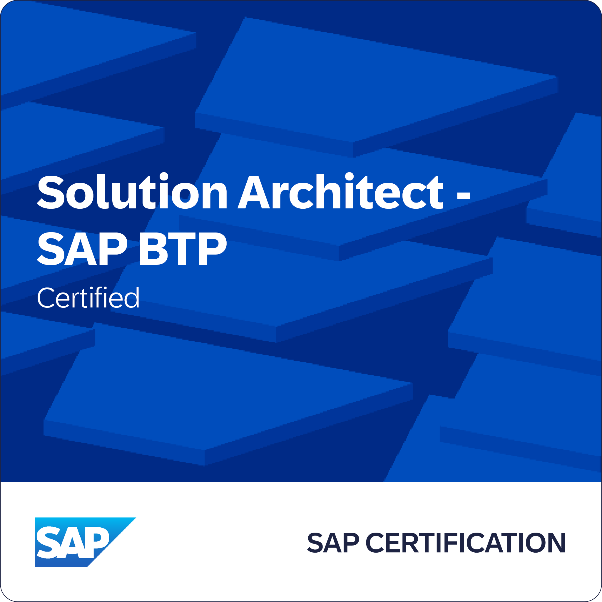 SAP Certified Associate - SAP BTP Solution Architect